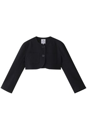 【ランバン オン ブルー/LANVIN en Bleu】のメランジツイードクロップドジャケット 人気、トレンドファッション・服の通販 founy(ファニー) ファッション Fashion レディースファッション Ladies' Fashion Online アウター Coat Outerwear ジャケット Jackets クラシカル Classical グラデーション Gradation コンパクト Compact ショート Short ジャケット Jacket ツイード Tweed メランジ Melange 再入荷 Restock/Back In Stock/Re Arrival |ID:prp329100004585477