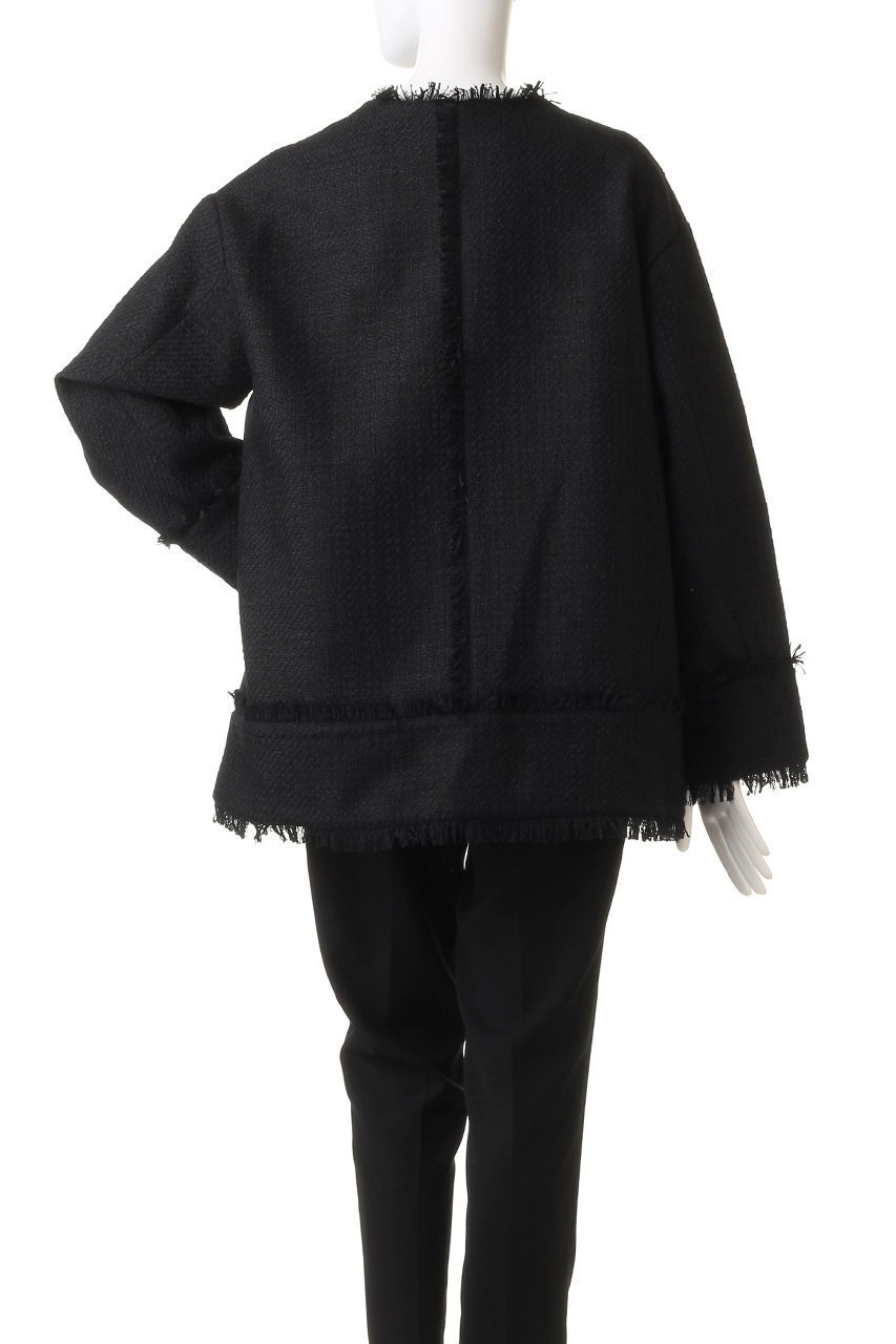 【ランバン オン ブルー/LANVIN en Bleu】のファンシーツイードジャケット 人気、トレンドファッション・服の通販 founy(ファニー) 　ファッション　Fashion　レディースファッション　Ladies' Fashion Online　アウター　Coat Outerwear　ジャケット　Jackets　クラシカル　Classical　ショルダー　Shoulder　ジャケット　Jacket　ツイード　Tweed　ドロップ　Drop　ビンテージ　Vintage　ファブリック　Fabric　ミックス　Mix　メタル　Metal　ロング　Long　other-4|ID: prp329100004585478 ipo3291000000032513538
