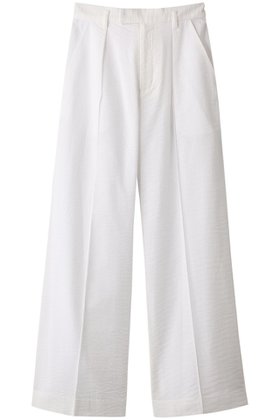【ランバン オン ブルー/LANVIN en Bleu】 コットンリップルパンツ人気、トレンドファッション・服の通販 founy(ファニー) ファッション Fashion レディースファッション Ladies' Fashion Online パンツ Pants クロップド Cropped シンプル Simple センター Center ファブリック Fabric 夏 Summer |ID:prp329100004585484
