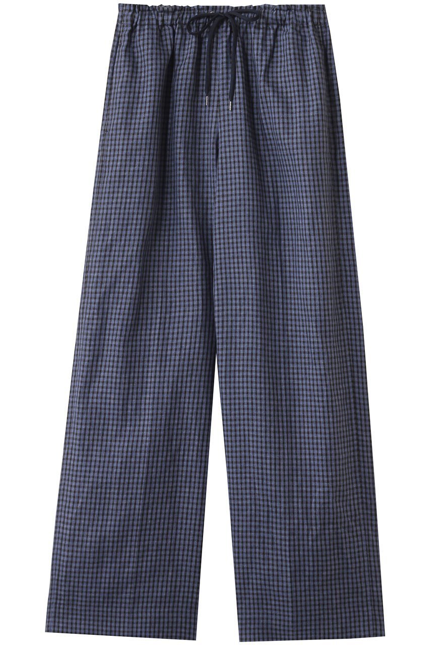 【ブラミンク/BLAMINK】のチェックドロストパンツ 人気、トレンドファッション・服の通販 founy(ファニー) 　ファッション　Fashion　レディースファッション　Fashion for Women　パンツ　Pants & Trousers　2025年　2025　2025-2026秋冬・A/W　Autumn/Winter 2025–26 AW25–26　チェック　Check, Plaid, Tartan　ワイド　Wide, Wide Fit　再入荷　Restock / Back in Stock　A/W・秋冬　Autumn/Winter　 other-1|ID: prp329100004585485 ipo3291000000032513606