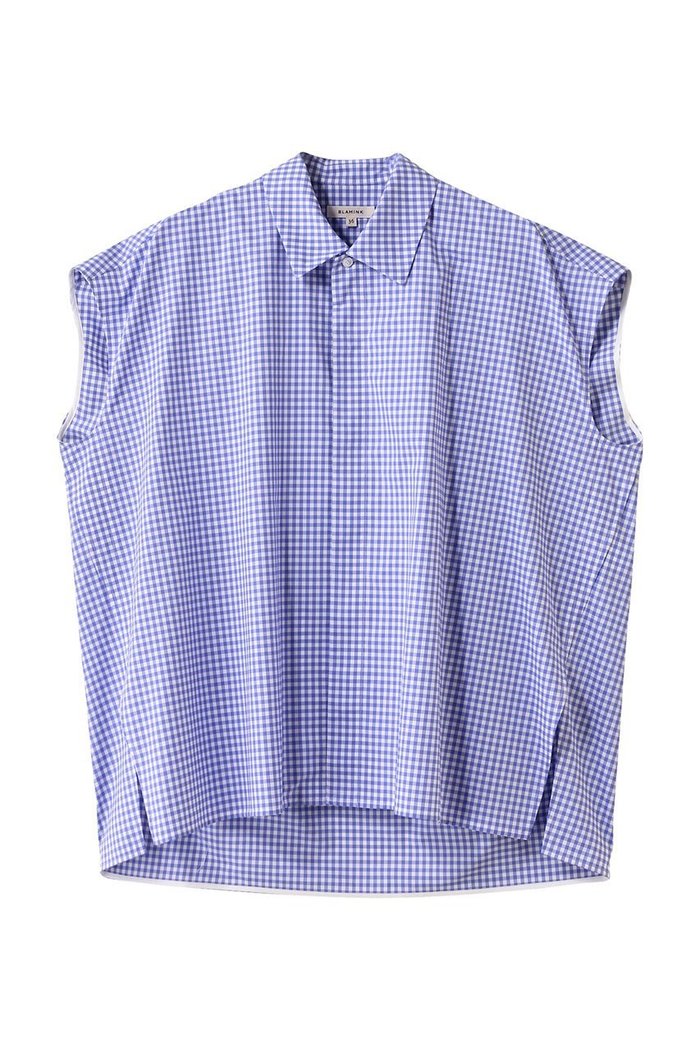 【ブラミンク/BLAMINK】のギンガムチェックショートスリーブブラウス インテリア・キッズ・メンズ・レディースファッション・服の通販 founy(ファニー) https://founy.com/ ファッション Fashion レディースファッション Fashion for Women トップス・カットソー Cut & Sew Tops シャツ・ブラウス・オフィスカジュアル Elegant Blouses & Button-Ups 2025年 2025 2025-2026秋冬・A/W Autumn/Winter 2025–26 AW25–26 ギンガム Gingham, Gingham Fabric ショート Short, Short Length スリーブ Sleeve, Long Sleeve / Short Sleeve チェック Check, Plaid, Tartan バランス Balance, Style Balance フォルム Silhouette, Form ボトム Bottoms, Lower Wear A/W・秋冬 Autumn/Winter ビジネス 仕事 通勤 Business / Work / Commuting |ID: prp329100004585488 ipo3291000000032513626