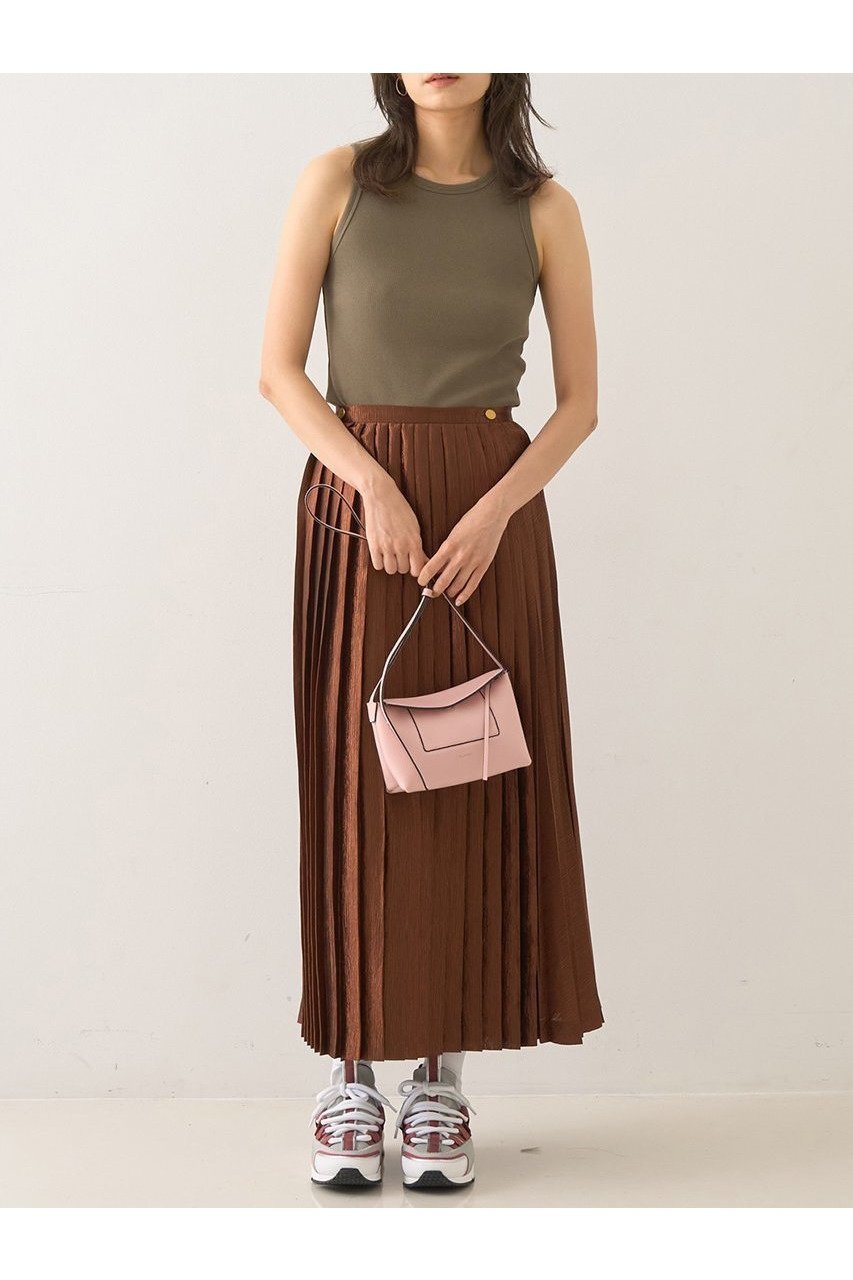 【デザイン ワークス/DESIGN WORKS】のメタリックプリーツラップスカート 人気、トレンドファッション・服の通販 founy(ファニー) 　ファッション　Fashion　レディースファッション　WOMEN　スカート　Skirt　ロングスカート　Long Skirt　エレガント 上品　Elegant　シャイニー　Shiny　シンプル　Simple　パーティ　Party　フィット　Fit　プリーツ　Pleats　ラップ　Wrap　ロング　Long　夏　Summer　NEW・新作・新着・新入荷　New Arrivals　other-2|ID: prp329100004585493 ipo3291000000032513798