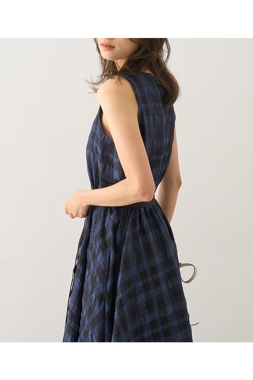 【デザイン ワークス/DESIGN WORKS】のジャスミンチェックフレアワンピース 人気、トレンドファッション・服の通販 founy(ファニー) 　ファッション　Fashion　レディースファッション　WOMEN　ワンピース　Dress　チュニック　Tunic　コンパクト　Compact　サマー　Summer　チェック　Check　チュニック　Tunic　ドレス　Dress　ビッグ　Big　フレア　Flare　リゾート　Resort　ロング　Long　夏　Summer　NEW・新作・新着・新入荷　New Arrivals　other-3|ID: prp329100004585495 ipo3291000000032513816