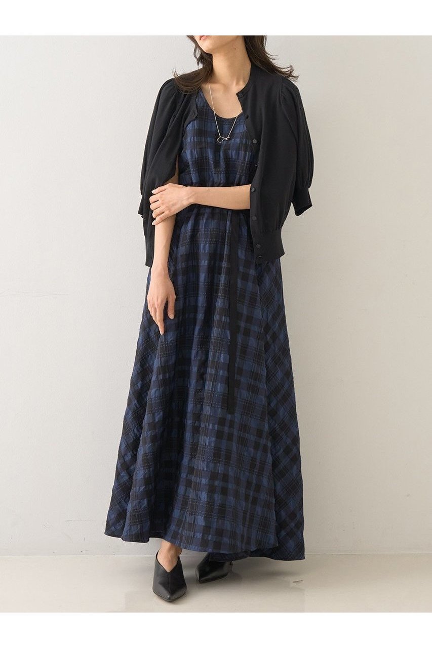 【デザイン ワークス/DESIGN WORKS】のジャスミンチェックフレアワンピース 人気、トレンドファッション・服の通販 founy(ファニー) 　ファッション　Fashion　レディースファッション　WOMEN　ワンピース　Dress　チュニック　Tunic　コンパクト　Compact　サマー　Summer　チェック　Check　チュニック　Tunic　ドレス　Dress　ビッグ　Big　フレア　Flare　リゾート　Resort　ロング　Long　夏　Summer　NEW・新作・新着・新入荷　New Arrivals　other-4|ID: prp329100004585495 ipo3291000000032513817