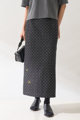【デザイン ワークス/DESIGN WORKS】 ラインストーンストレートスカート人気、トレンドファッション・服の通販 founy(ファニー) ファッション Fashion レディースファッション WOMEN スカート Skirt ロングスカート Long Skirt クール Cool ストーン Stone デニム Denim バランス Balance ロング Long エレガント 上品 Elegant NEW・新作・新着・新入荷 New Arrivals |ID:prp329100004585496