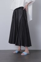 【ヒューエルミュージアム/hueLe Museum】の【hLM】ウェットタンブラースカート 人気、トレンドファッション・服の通販 founy(ファニー) ファッション Fashion レディースファッション WOMEN スカート Skirt ロングスカート Long Skirt おすすめ Recommend エレガント 上品 Elegant セットアップ Set Up タイプライター Typewriter フレア Flare ロング Long |ID:prp329100004585498