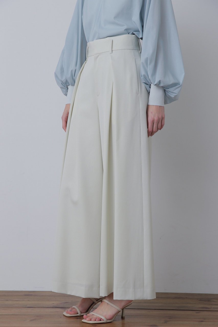 【ヒューエルミュージアム/hueLe Museum】の【STUMBLY】Cross Tuck Wide Pants 人気、トレンドファッション・服の通販 founy(ファニー) 　ファッション　Fashion　レディースファッション　Ladies' Fashion Online　パンツ　Pants　パターン　Pattern　フレア　Flare　フロント　Front　ワイド　Wide　other-2|ID: prp329100004585499 ipo3291000000032513854