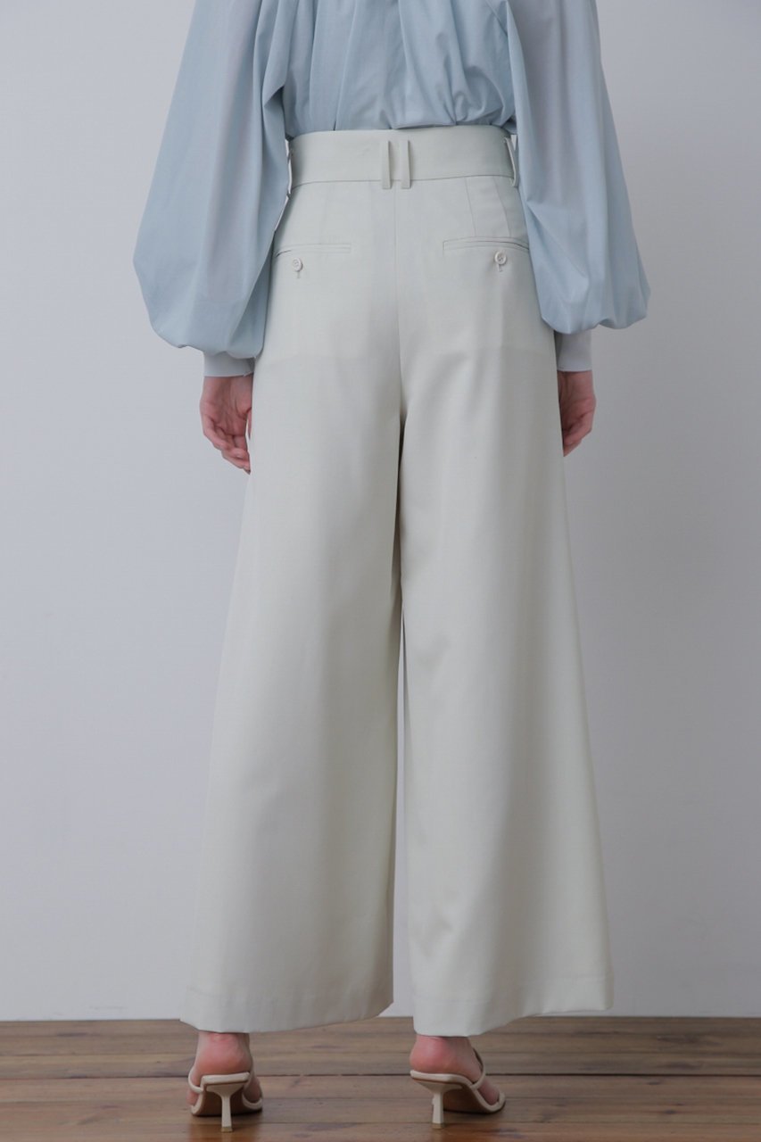 【ヒューエルミュージアム/hueLe Museum】の【STUMBLY】Cross Tuck Wide Pants 人気、トレンドファッション・服の通販 founy(ファニー) 　ファッション　Fashion　レディースファッション　Ladies' Fashion Online　パンツ　Pants　パターン　Pattern　フレア　Flare　フロント　Front　ワイド　Wide　other-3|ID: prp329100004585499 ipo3291000000032513855
