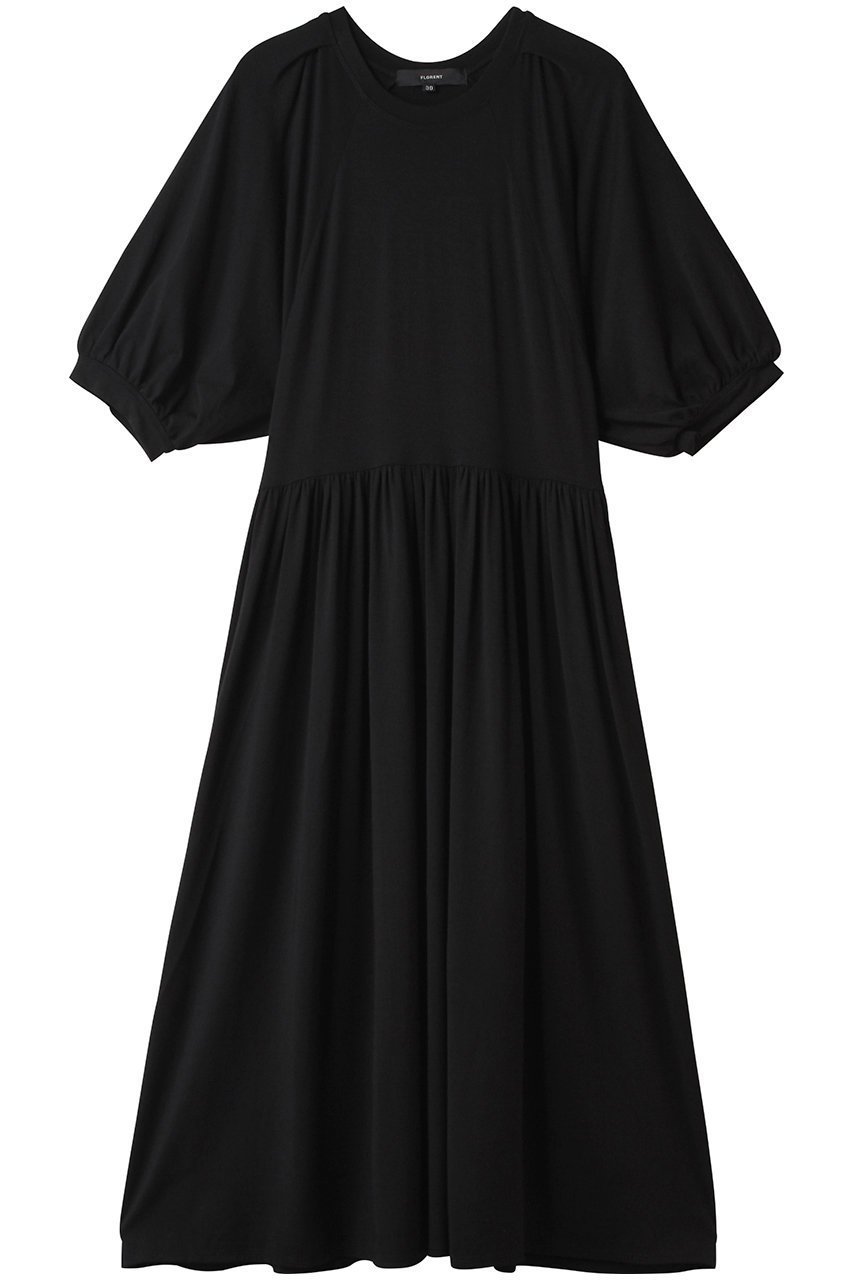 【フローレント/FLORENT】のレーヨン ストレッチ ワンピース 人気、トレンドファッション・服の通販 founy(ファニー) 　ファッション　Fashion　レディースファッション　Fashion for Women　ワンピース　Dresses　チュニック　Tunic Tops & Dresses　なめらか　Smooth, Silky Texture　ギャザー　Gathered, Ruffled　シューズ　Shoes, Footwear　ストレッチ　Stretch, Stretchy Fabric　チュニック　Tunic, Long Top　フェミニン　Feminine, Girly　ロング　Long, Long-Length　エレガント 上品　Elegant　 other-1|ID: prp329100004586516 ipo3291000000035557843
