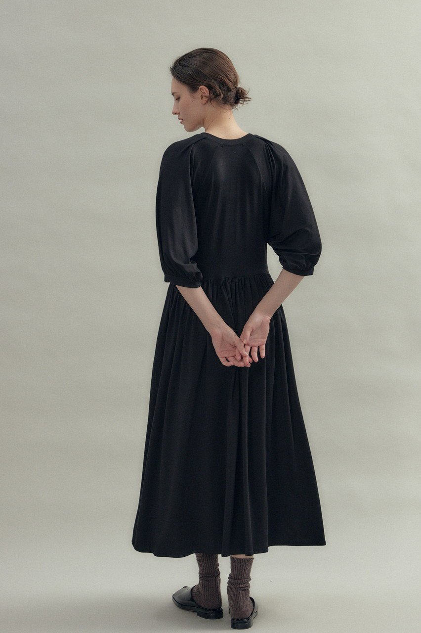 【フローレント/FLORENT】のレーヨン ストレッチ ワンピース 人気、トレンドファッション・服の通販 founy(ファニー) 　ファッション　Fashion　レディースファッション　Fashion for Women　ワンピース　Dresses　チュニック　Tunic Tops & Dresses　なめらか　Smooth, Silky Texture　ギャザー　Gathered, Ruffled　シューズ　Shoes, Footwear　ストレッチ　Stretch, Stretchy Fabric　チュニック　Tunic, Long Top　フェミニン　Feminine, Girly　ロング　Long, Long-Length　エレガント 上品　Elegant　other-8|ID: prp329100004586516 ipo3291000000035557855