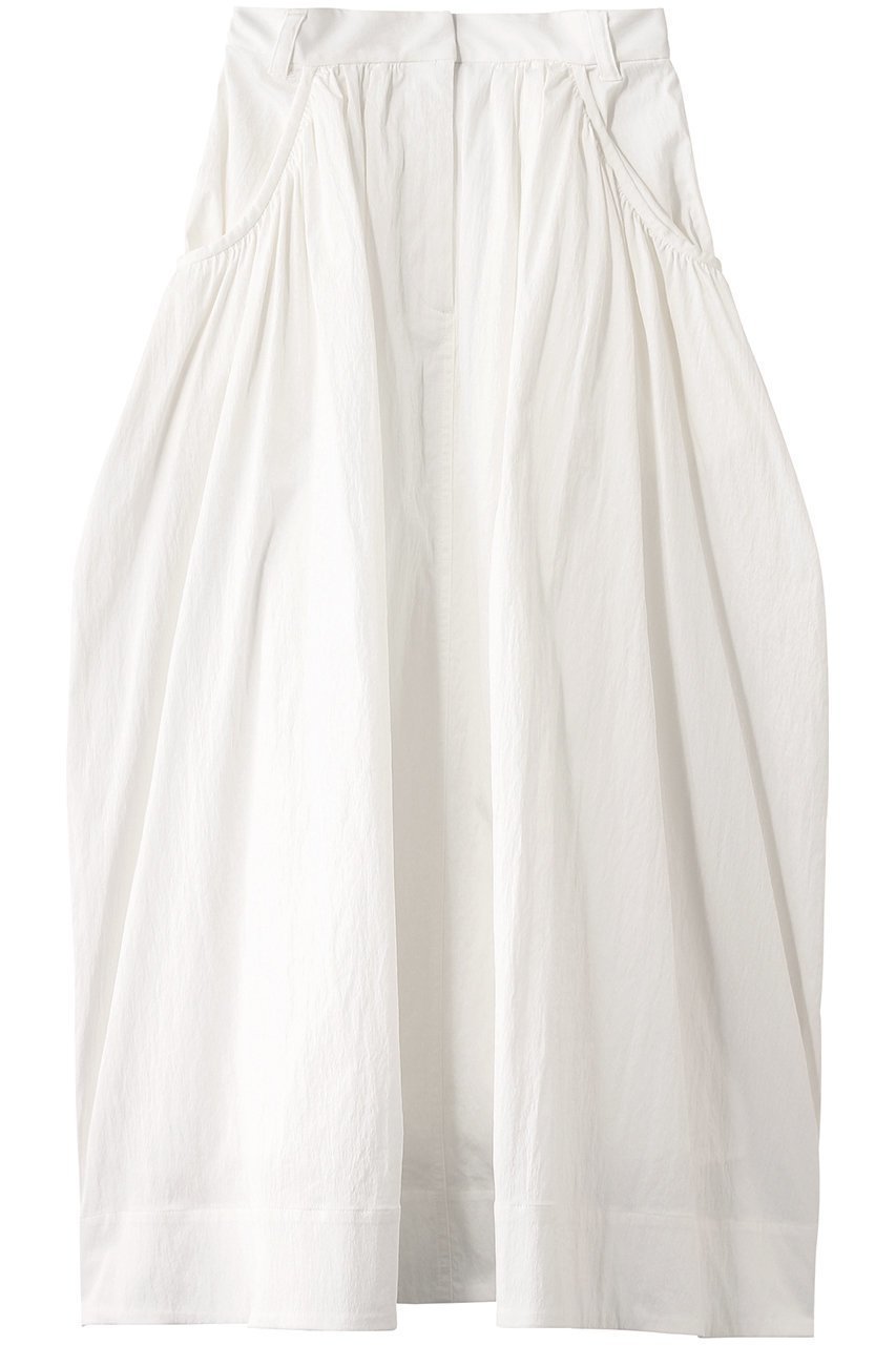 【クラネ/CLANE】のVOLUME DOME SKIRT/スカート インテリア・キッズ・メンズ・レディースファッション・服の通販 founy(ファニー) 　ファッション　Fashion　レディースファッション　Ladies' Fashion Online　スカート　Skirt　ロングスカート　Long Skirt　シンプル　Simple　バランス　Balance　ポケット　Pocket　ロング　Long　NEW・新作・新着・新入荷　New Arrivals　WHITE|ID: prp329100004586517 ipo3291000000032522610