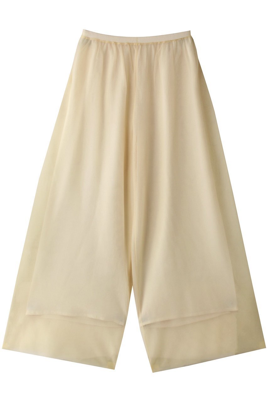 【ランバン オン ブルー/LANVIN en Bleu】のシアーニットパンツ インテリア・キッズ・メンズ・レディースファッション・服の通販 founy(ファニー) 　ファッション　Fashion　レディースファッション　Fashion for Women　パンツ　Pants & Trousers　インナー　Innerwear　シアー　Sheer, See-Through　トレンド　Trend, Trending Now　イエロー|ID: prp329100004586518 ipo3291000000035401393