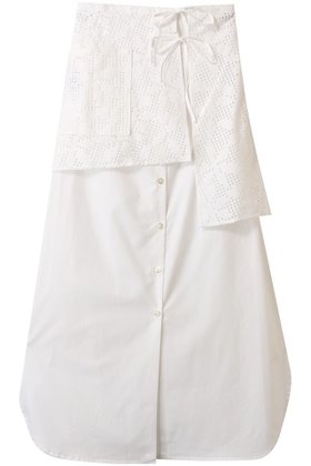 【ミディウミソリッド/MIDIUMISOLID】 lace layered SK スカート人気、トレンドファッション・服の通販 founy(ファニー) ファッション Fashion レディースファッション Fashion for Women スカート Skirts ロングスカート Long Skirts / Maxi & Midi Skirts おすすめ Recommended / Our Picks アシンメトリー Asymmetrical Style スリット Slit, Slit Detail タイプライター Typewriter Fabric, Crisp Cotton デニム Denim, Jeans Material フロント Front, Front Design ラップ Wrap, Wrap Design レース Lace, Lace Fabric ロング Long, Long-Length |ID:prp329100004586532