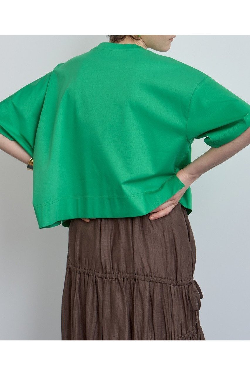 【ハウス オブ ロータス/HOUSE OF LOTUS】のコットンスムースアシンメトリープルオーバー 人気、トレンドファッション・服の通販 founy(ファニー) 　ファッション　Fashion　レディースファッション　Ladies' Fashion Online　トップス・カットソー　Tops/Tshirt　シャツ/ブラウス　Shirts/Blouses　ロング / Tシャツ　T-Shirts　プルオーバー　Pullover　カットソー　Cut and Sewn　なめらか　Smooth　アシンメトリー　Asymmetry　ショート　Short　シンプル　Simple　スリット　Slit　スリーブ　Sleeve　バランス　Balance　ボトム　Bottom　NEW・新作・新着・新入荷　New Arrivals　other-7|ID: prp329100004586533 ipo3291000000032522728