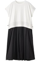 【ハウス オブ ロータス/HOUSE OF LOTUS】のコットンスムースバイカラーワンピース 人気、トレンドファッション・服の通販 founy(ファニー) ファッション Fashion レディースファッション WOMEN ワンピース Dress チュニック Tunic なめらか Smooth スリーブ Sleeve タフタ Taffeta チュニック Tunic ドローコード Draw Cord フレンチ French ロング Long NEW・新作・新着・新入荷 New Arrivals |ID:prp329100004586534
