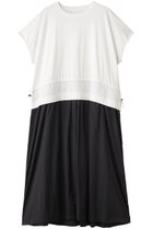 【ハウス オブ ロータス/HOUSE OF LOTUS】のコットンスムースバイカラーワンピース 人気、トレンドファッション・服の通販 founy(ファニー) ファッション Fashion レディースファッション Ladies' Fashion Online ワンピース Dress チュニック Tunic なめらか Smooth スリーブ Sleeve タフタ Taffeta チュニック Tunic ドローコード Draw Cord フレンチ French ロング Long NEW・新作・新着・新入荷 New Arrivals thumbnail ホワイト|ID: prp329100004586534 ipo3291000000032522731