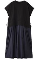 【ハウス オブ ロータス/HOUSE OF LOTUS】のコットンスムースバイカラーワンピース 人気、トレンドファッション・服の通販 founy(ファニー) ファッション Fashion レディースファッション Ladies' Fashion Online ワンピース Dress チュニック Tunic なめらか Smooth スリーブ Sleeve タフタ Taffeta チュニック Tunic ドローコード Draw Cord フレンチ French ロング Long NEW・新作・新着・新入荷 New Arrivals thumbnail ブラック|ID: prp329100004586534 ipo3291000000032522732