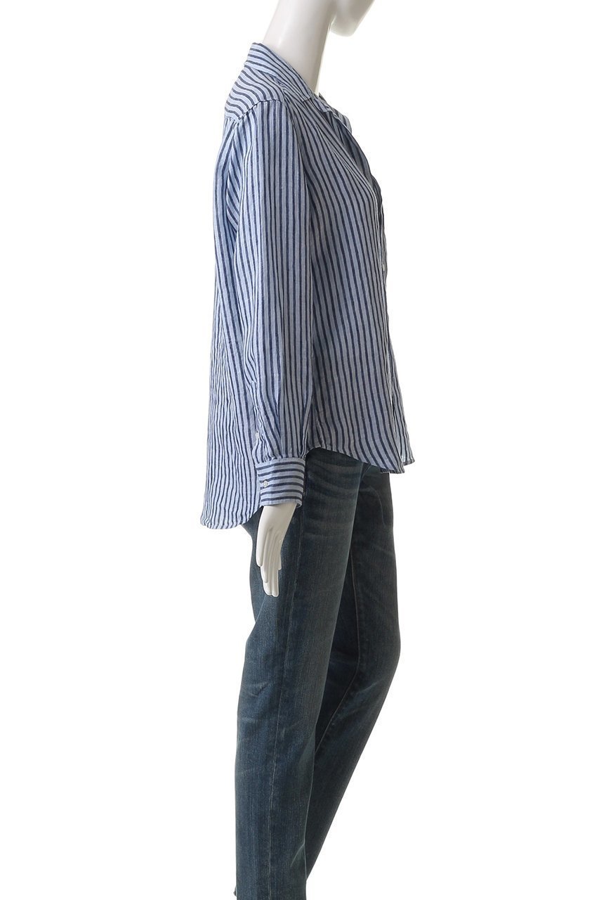 【フランク&アイリーン/Frank&Eileen】のEILEEN イタリアンリネン ライトブルーストライプシャツ 人気、トレンドファッション・服の通販 founy(ファニー) 　ファッション　Fashion　レディースファッション　Fashion for Women　トップス・カットソー　Cut & Sew Tops　シャツ・ブラウス・オフィスカジュアル　Elegant Blouses & Button-Ups　スリーブ　Sleeve, Long Sleeve / Short Sleeve　リネン　Linen, Linen Fabric　ロング　Long, Long-Length　other-3|ID: prp329100004586539 ipo3291000000035790640