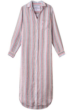 【フランク&アイリーン/Frank&Eileen】 RORY イタリアンリネン マルチストライプロングシャツ人気、トレンドファッション・服の通販 founy(ファニー) ファッション Fashion レディースファッション Fashion for Women トップス・カットソー Cut & Sew Tops シャツ・ブラウス・オフィスカジュアル Elegant Blouses & Button-Ups おすすめ Recommended / Our Picks シンプル Simple, Minimal ストライプ Stripe, Striped Pattern スリム Slim, Slim Fit スリーブ Sleeve, Long Sleeve / Short Sleeve フロント Front, Front Design リネン Linen, Linen Fabric ロング Long, Long-Length 夏 Summer 無地 Plain, Solid Color 羽織 Haori, Light Jacket |ID:prp329100004586540