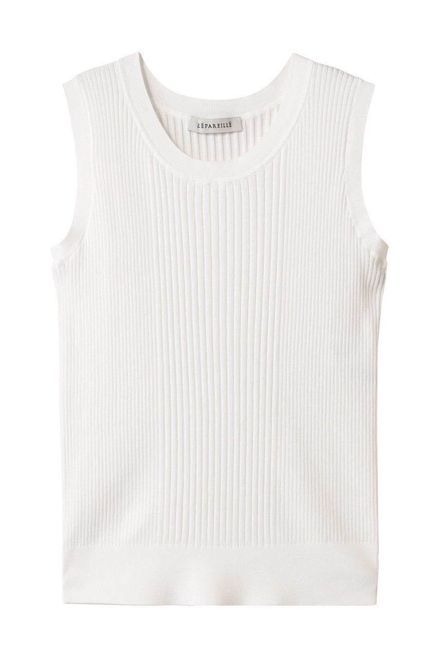 【デパリエ/DEPAREILLE】のコットンリブノースリーブ 人気、トレンドファッション・服の通販 founy(ファニー) 　ファッション　Fashion　レディースファッション　Ladies' Fashion Online　トップス・カットソー　Tops/Tshirt　ニット　Knit Tops　キャミソール / ノースリーブ　No Sleeves　プルオーバー　Pullover　インナー　Inner　カーディガン　Cardigan　ジャケット　Jacket　ノースリーブ　No Sleeve　NEW・新作・新着・新入荷　New Arrivals　 other-1|ID: prp329100004586548 ipo3291000000032522854