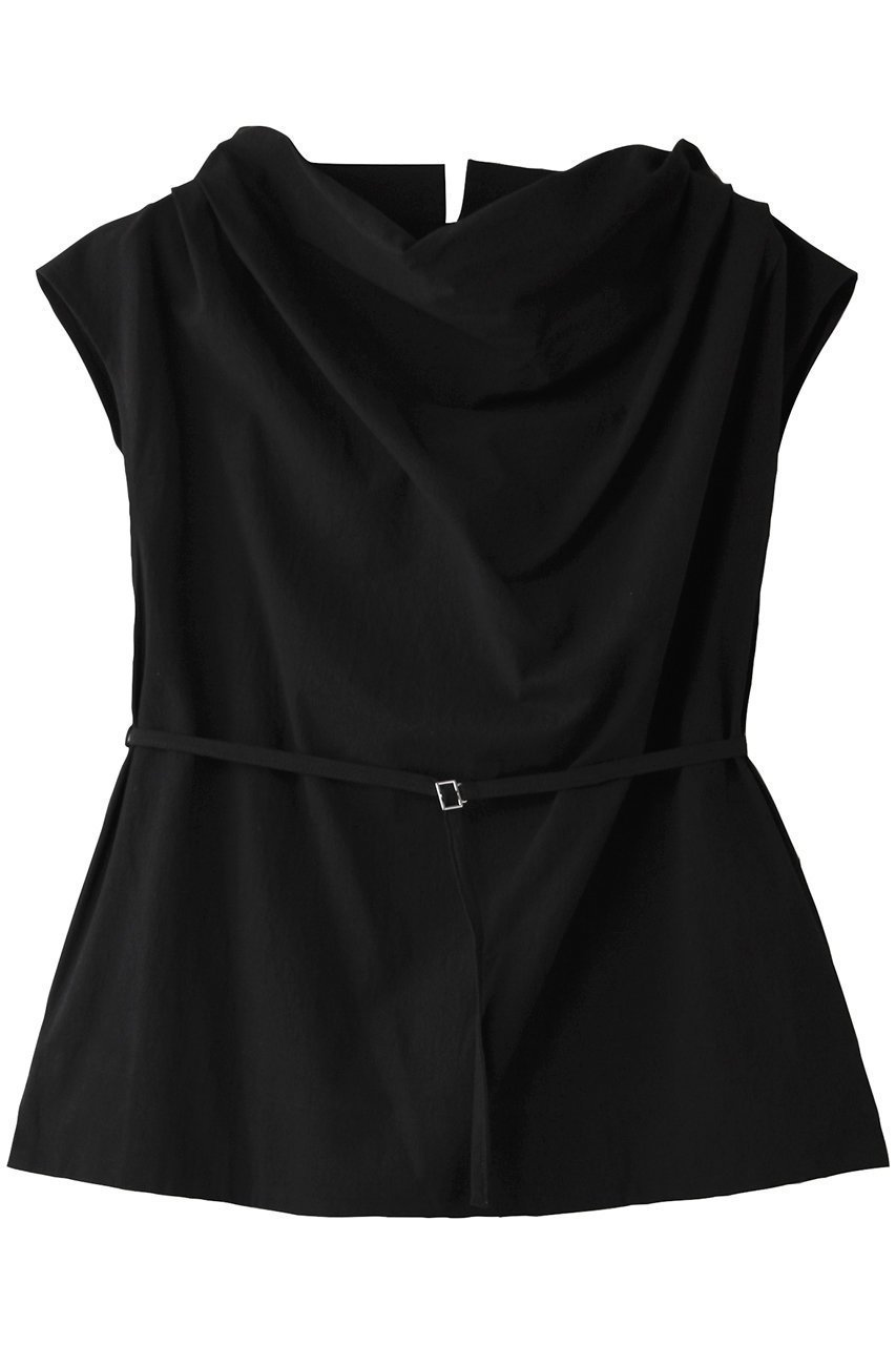【アルアバイル/allureville】のドレープシャツプルオーバー インテリア・キッズ・メンズ・レディースファッション・服の通販 founy(ファニー) 　ファッション　Fashion　レディースファッション　Ladies' Fashion Online　トップス・カットソー　Tops/Tshirt　シャツ/ブラウス　Shirts/Blouses　プルオーバー　Pullover　ショート　Short　シンプル　Simple　スリーブ　Sleeve　フレンチ　French　エレガント 上品　Elegant　NEW・新作・新着・新入荷　New Arrivals　ブラック|ID: prp329100004586557 ipo3291000000032522913