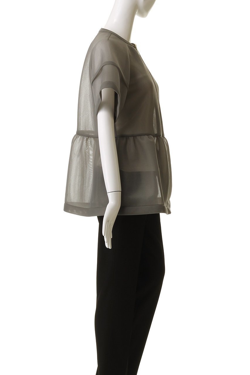 【アルアバイル/allureville】の【Loulou Willoughby】ダブルラッセルBO 人気、トレンドファッション・服の通販 founy(ファニー) 　ファッション　Fashion　レディースファッション　Fashion for Women　アウター　Coat / Outerwear Collection　レディースジャケット・軽アウター　Jackets　ブルゾンジャケット・スポーティアウター　Blouson Jackets　ジャケット　Jacket, Outerwear　ダブル　Double, Double-Breasted　ブルゾン　Blouson, Bomber Jacket　ペプラム　Peplum, Flared Hem　ラッセル　Raschel, Raschel Lace　other-3|ID: prp329100004586559 ipo3291000000035931282