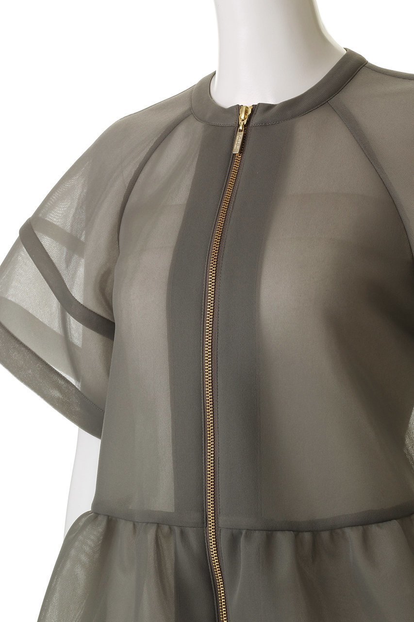 【アルアバイル/allureville】の【Loulou Willoughby】ダブルラッセルBO 人気、トレンドファッション・服の通販 founy(ファニー) 　ファッション　Fashion　レディースファッション　Fashion for Women　アウター　Coat / Outerwear Collection　レディースジャケット・軽アウター　Jackets　ブルゾンジャケット・スポーティアウター　Blouson Jackets　ジャケット　Jacket, Outerwear　ダブル　Double, Double-Breasted　ブルゾン　Blouson, Bomber Jacket　ペプラム　Peplum, Flared Hem　ラッセル　Raschel, Raschel Lace　other-5|ID: prp329100004586559 ipo3291000000035931285