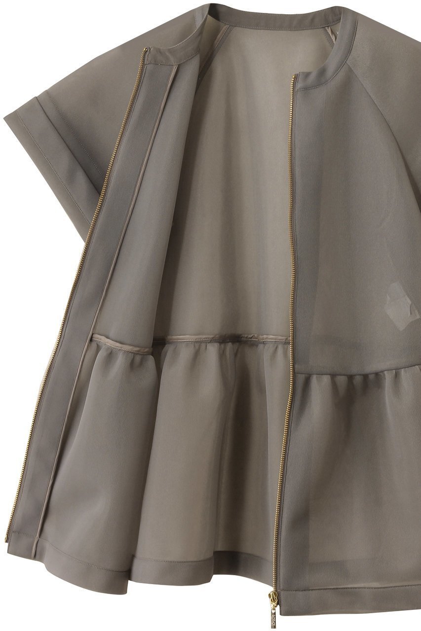 【アルアバイル/allureville】の【Loulou Willoughby】ダブルラッセルBO 人気、トレンドファッション・服の通販 founy(ファニー) 　ファッション　Fashion　レディースファッション　Fashion for Women　アウター　Coat / Outerwear Collection　レディースジャケット・軽アウター　Jackets　ブルゾンジャケット・スポーティアウター　Blouson Jackets　ジャケット　Jacket, Outerwear　ダブル　Double, Double-Breasted　ブルゾン　Blouson, Bomber Jacket　ペプラム　Peplum, Flared Hem　ラッセル　Raschel, Raschel Lace　other-6|ID: prp329100004586559 ipo3291000000035931287