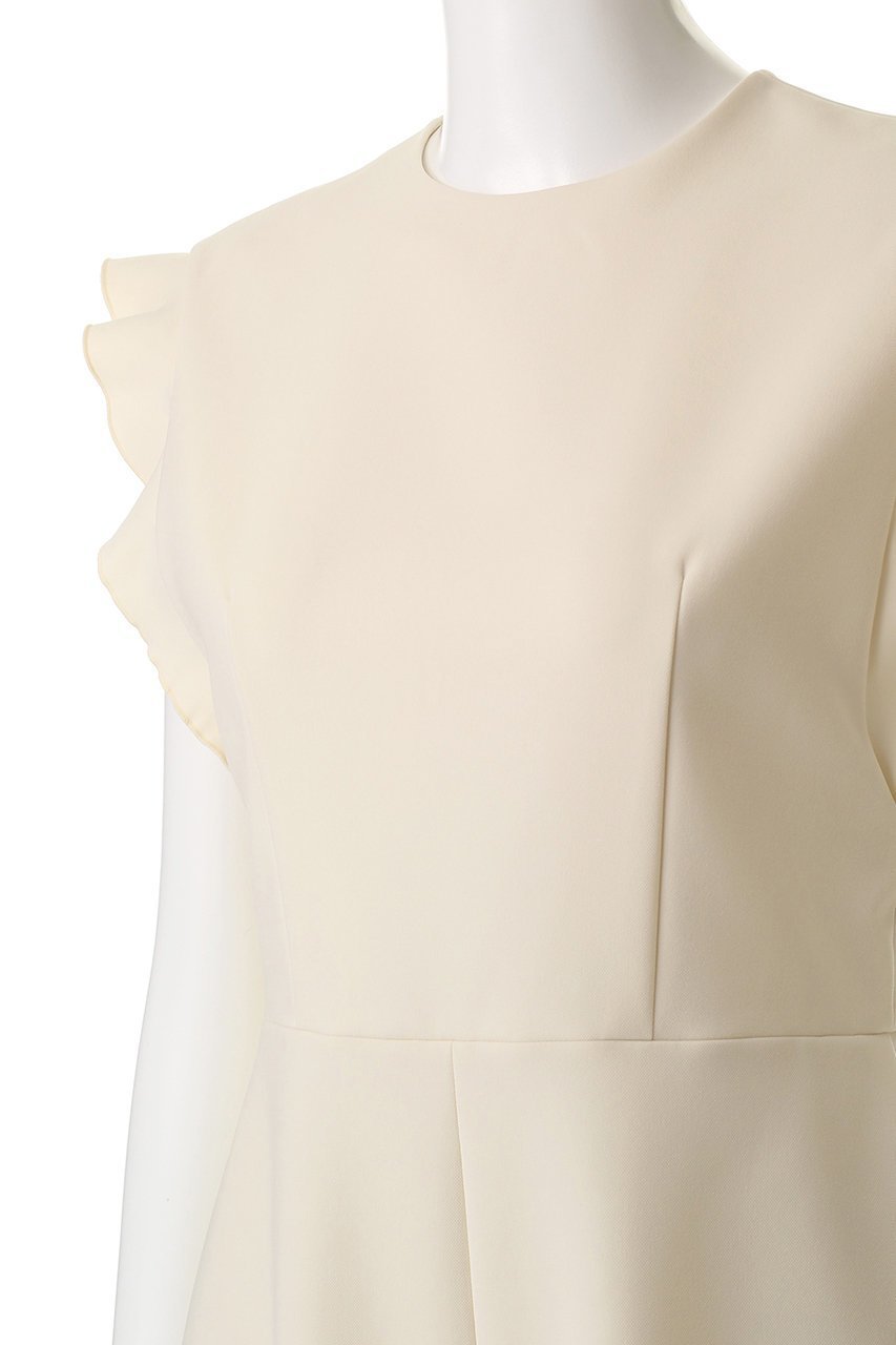 【アルアバイル/allureville】の【Loulou Willoughby】ダブルクロスミニオールインワン 人気、トレンドファッション・服の通販 founy(ファニー) 　ファッション　Fashion　レディースファッション　Fashion for Women　パンツ　Pants & Trousers　ストレッチ　Stretch, Stretchy Fabric　ダブル　Double, Double-Breasted　パーティ　Party, Party Style　フィット　Fit, Slim Fit　フリル　Frill, Ruffle　other-5|ID: prp329100004586561 ipo3291000000035401492