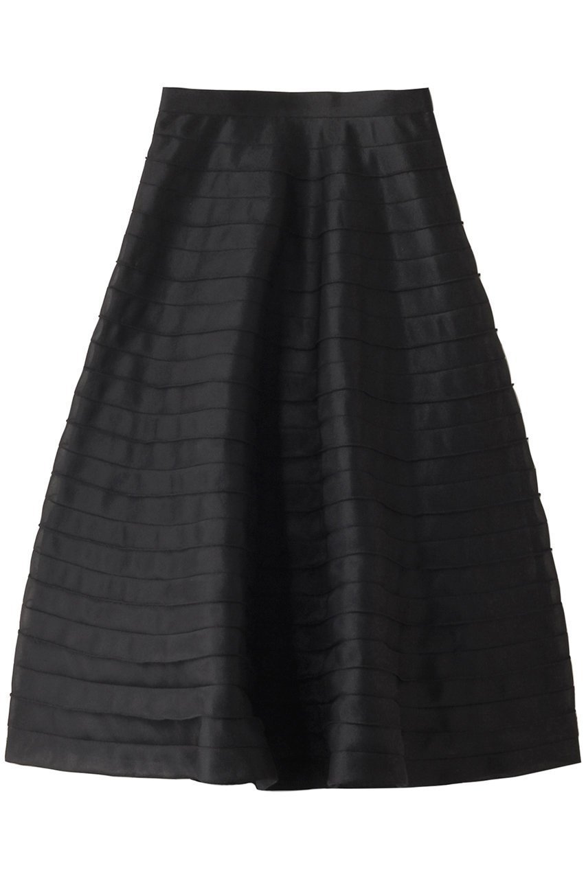 【アルアバイル/allureville】の【Loulou Willoughby】ダブルラッセルステッチスカート インテリア・キッズ・メンズ・レディースファッション・服の通販 founy(ファニー) ファッション Fashion レディースファッション Fashion for Women スカート Skirts ロングスカート Long Skirts / Maxi & Midi Skirts おすすめ Recommended / Our Picks コンパクト Compact, Small Size シアー Sheer, See-Through パーティ Party, Party Style フレア Flare, Flared プリーツ Pleats, Pleated ボーダー Border, Stripe ロング Long, Long-Length ブラック|ID: prp329100004586562 ipo3291000000035931293