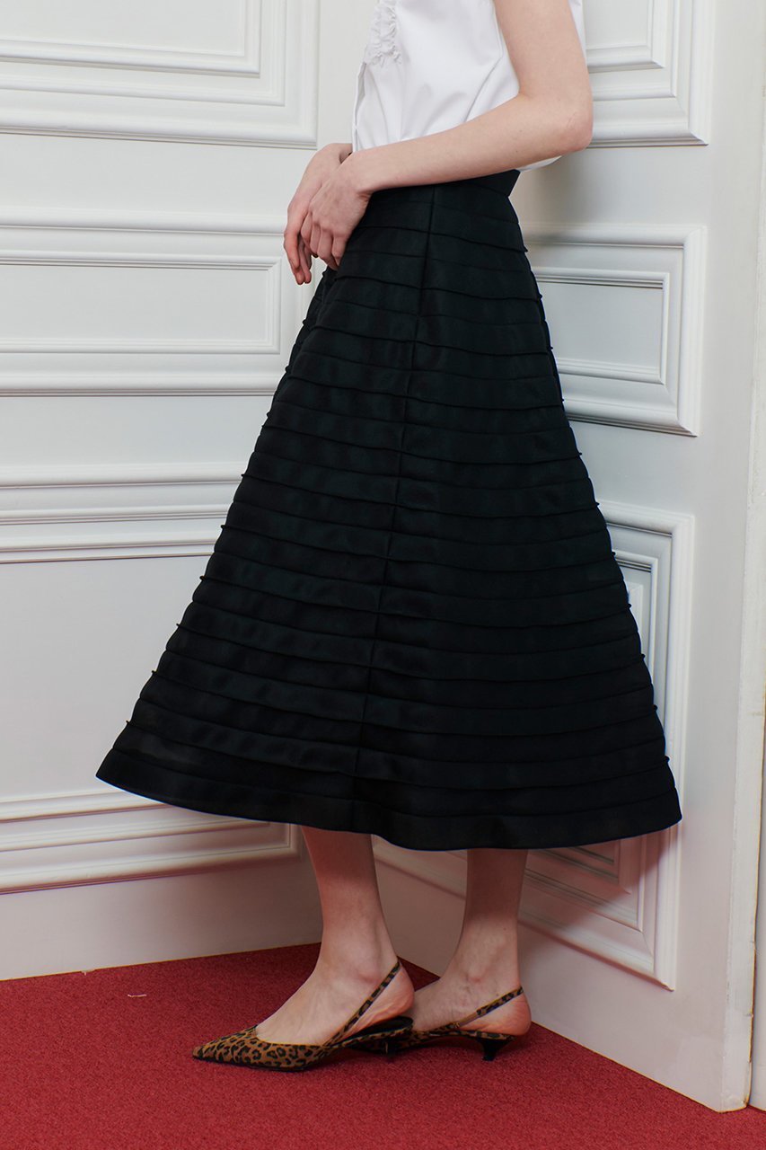 【アルアバイル/allureville】の【Loulou Willoughby】ダブルラッセルステッチスカート 人気、トレンドファッション・服の通販 founy(ファニー) ファッション Fashion レディースファッション Fashion for Women スカート Skirts ロングスカート Long Skirts / Maxi & Midi Skirts おすすめ Recommended / Our Picks コンパクト Compact, Small Size シアー Sheer, See-Through パーティ Party, Party Style フレア Flare, Flared プリーツ Pleats, Pleated ボーダー Border, Stripe ロング Long, Long-Length other-7|ID: prp329100004586562 ipo3291000000035931301