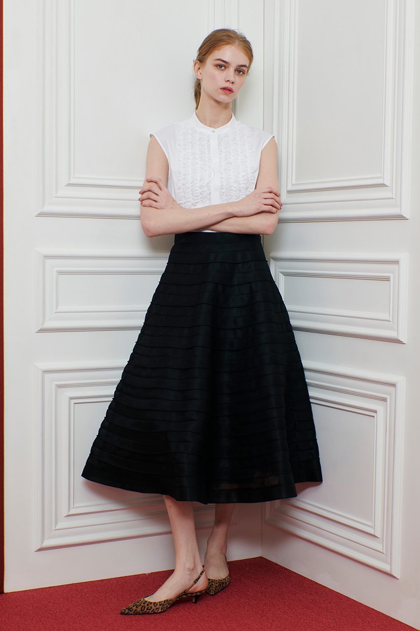 【アルアバイル/allureville】の【Loulou Willoughby】ダブルラッセルステッチスカート 人気、トレンドファッション・服の通販 founy(ファニー) ファッション Fashion レディースファッション Fashion for Women スカート Skirts ロングスカート Long Skirts / Maxi & Midi Skirts おすすめ Recommended / Our Picks コンパクト Compact, Small Size シアー Sheer, See-Through パーティ Party, Party Style フレア Flare, Flared プリーツ Pleats, Pleated ボーダー Border, Stripe ロング Long, Long-Length other-8|ID: prp329100004586562 ipo3291000000035931303