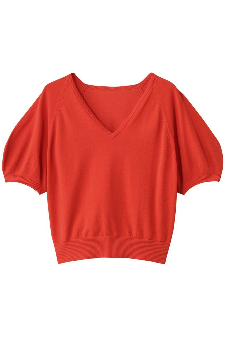 【アルアバイル/allureville】のハイツイストヤーンプルオーバー インテリア・キッズ・メンズ・レディースファッション・服の通販 founy(ファニー) 　ファッション　Fashion　レディースファッション　Ladies' Fashion Online　トップス・カットソー　Tops/Tshirt　ニット　Knit Tops　プルオーバー　Pullover　2025年　2025　2025-2026秋冬・A/W　Aw/Autumn/Winter/Fw/Fall/2025-2026　シンプル　Simple　スリーブ　Sleeve　デコルテ　Decolletage　フェミニン　Feminine　A/W・秋冬　Aw・Autumn/Winter・Fw・Fall-Winter　オレンジ|ID: prp329100004586563 ipo3291000000032522976