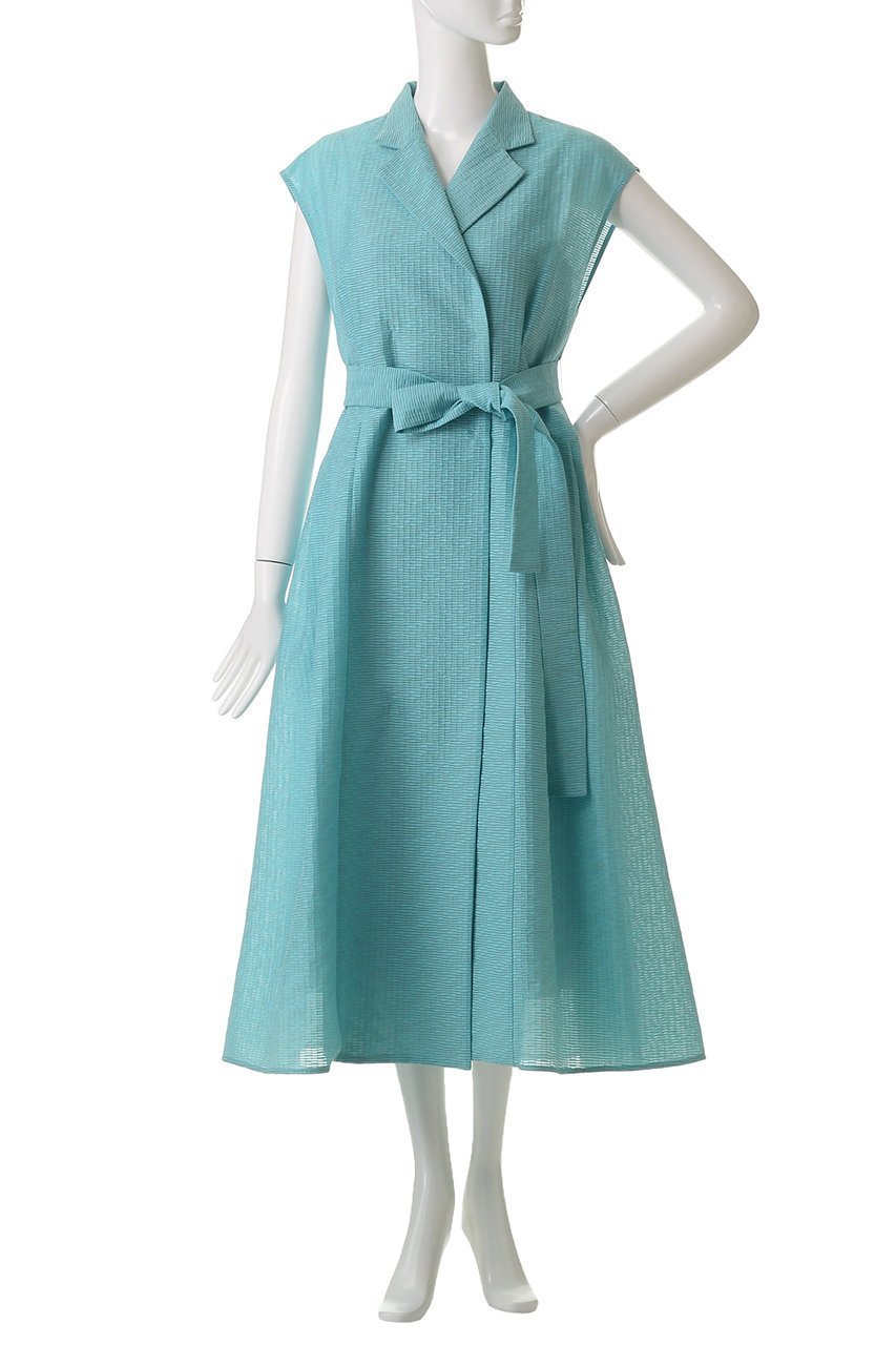 【アルアバイル/allureville】の【Loulou Willoughby】シアージャガードテーラーワンピース 人気、トレンドファッション・服の通販 founy(ファニー) 　ファッション　Fashion　レディースファッション　Ladies' Fashion Online　ワンピース　Dress　チュニック　Tunic　2025年　2025　クール　Cool　サングラス　Sunglasses　シアー　Sheer　ジャカード　Jacquard　チュニック　Tunic　パーティ　Party　パール　Pearl　ブローチ　Brooch　リボン　Ribbon　ロング　Long　夏　Summer　女優　Actress　A/W・秋冬　Aw・Autumn/Winter・Fw・Fall-Winter　other-2|ID: prp329100004586564 ipo3291000000032522991