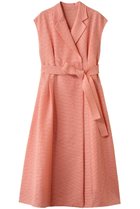 【アルアバイル/allureville】の【Loulou Willoughby】シアージャガードテーラーワンピース オレンジ|ID: prp329100004586564 ipo3291000000033356652