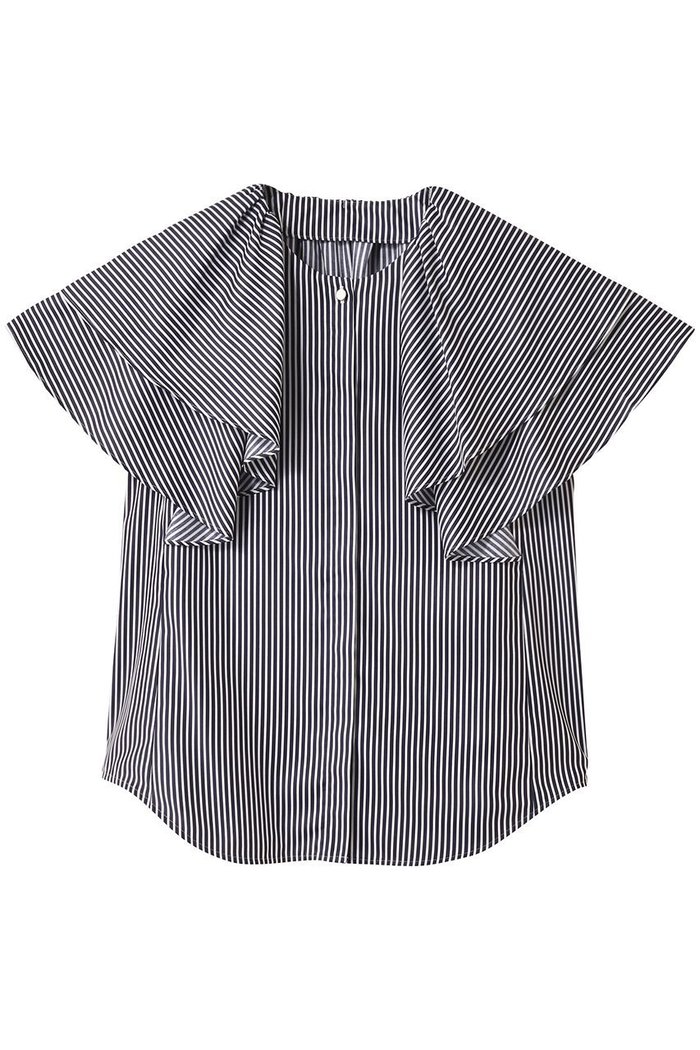 【アルアバイル/allureville】のレイヤーラッフルスリーブブラウス インテリア・キッズ・メンズ・レディースファッション・服の通販 founy(ファニー) https://founy.com/ ファッション Fashion レディースファッション Fashion for Women トップス・カットソー Cut & Sew Tops シャツ・ブラウス・オフィスカジュアル Elegant Blouses & Button-Ups ショート Short, Short Length スリーブ Sleeve, Long Sleeve / Short Sleeve タイトスカート Pencil Skirt, Tight Skirt デニム Denim, Jeans Material バランス Balance, Style Balance ラッフル Ruffle, Frill |ID: prp329100004586565 ipo3291000000036201522