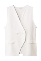 【アルアバイル/allureville】のミラノリブニットジレ オフホワイト|ID:prp329100004586567