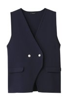 【アルアバイル/allureville】のミラノリブニットジレ ネイビー|ID: prp329100004586567 ipo3291000000035931308