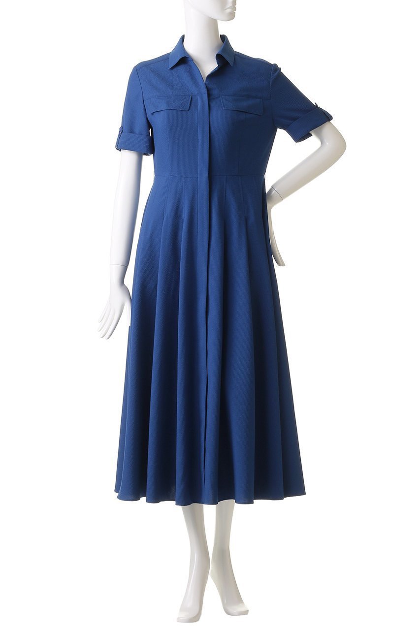 【アルアバイル/allureville】のサッカースキッパーターンバックワンピース 人気、トレンドファッション・服の通販 founy(ファニー) 　ファッション　Fashion　レディースファッション　Ladies' Fashion Online　ワンピース　Dress　チュニック　Tunic　サッカー　Soccer　サマー　Summer　スキッパー　Skipper　チュニック　Tunic　フィット　Fit　フレア　Flare　リゾート　Resort　ロング　Long　NEW・新作・新着・新入荷　New Arrivals　旅行　Travel　other-6|ID: prp329100004586570 ipo3291000000032523055