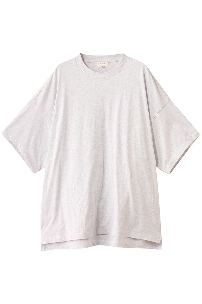 【ブラミンク/BLAMINK】の【BLMK】クルーネックオーバーTシャツ(LIGHT GRAY) インテリア・キッズ・メンズ・レディースファッション・服の通販 founy(ファニー) https://founy.com/ ファッション Fashion レディースファッション Fashion for Women トップス・カットソー Cut & Sew Tops シャツ・ブラウス・オフィスカジュアル Elegant Blouses & Button-Ups ロングTシャツ・Tシャツ Longline T-Shirts & Tees カットソー・ベーシックTシャツ Cut-and-Sewn Tops / Stretch Tees & Basics ショート Short, Short Length シンプル Simple, Minimal スリーブ Sleeve, Long Sleeve / Short Sleeve |ID: prp329100004586579 ipo3291000000032523226