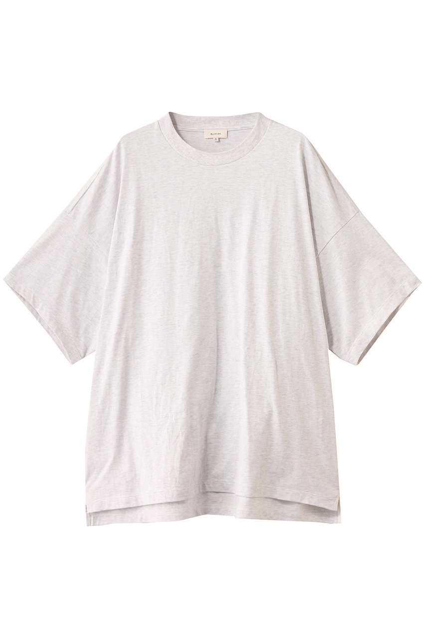 【ブラミンク/BLAMINK】の【BLMK】クルーネックオーバーTシャツ(LIGHT GRAY) インテリア・キッズ・メンズ・レディースファッション・服の通販 founy(ファニー) 　ファッション　Fashion　レディースファッション　Ladies' Fashion Online　トップス・カットソー　Tops/Tshirt　シャツ/ブラウス　Shirts/Blouses　ロング / Tシャツ　T-Shirts　カットソー　Cut and Sewn　2025年　2025　ショート　Short　シンプル　Simple　スリーブ　Sleeve　A/W・秋冬　Aw・Autumn/Winter・Fw・Fall-Winter　ライトグレー|ID: prp329100004586579 ipo3291000000032523227