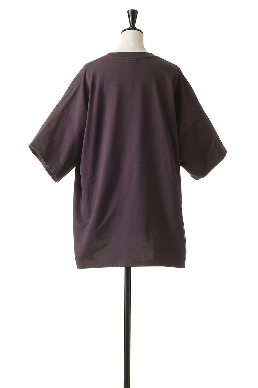 【ブラミンク/BLAMINK】の【BLMK】クルーネックオーバーTシャツ(WINE) 人気、トレンドファッション・服の通販 founy(ファニー) 　ファッション　Fashion　レディースファッション　Ladies' Fashion Online　トップス・カットソー　Tops/Tshirt　シャツ/ブラウス　Shirts/Blouses　ロング / Tシャツ　T-Shirts　カットソー　Cut and Sewn　2025年　2025　ショート　Short　シンプル　Simple　スリーブ　Sleeve　バランス　Balance　エレガント 上品　Elegant　定番　Standard　A/W・秋冬　Aw・Autumn/Winter・Fw・Fall-Winter　other-4|ID: prp329100004586580 ipo3291000000032523244