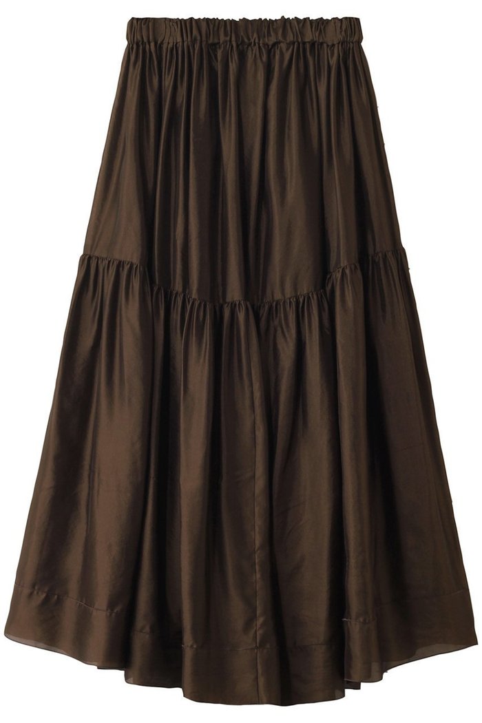 【ブラミンク/BLAMINK】の【BLMK】シルクギャザースカート インテリア・キッズ・メンズ・レディースファッション・服の通販 founy(ファニー) https://founy.com/ ファッション Fashion レディースファッション Fashion for Women スカート Skirts ギャザー Gathered, Ruffled シルク Silk, 100% Silk パーティ Party, Party Style |ID: prp329100004586581 ipo3291000000035790654