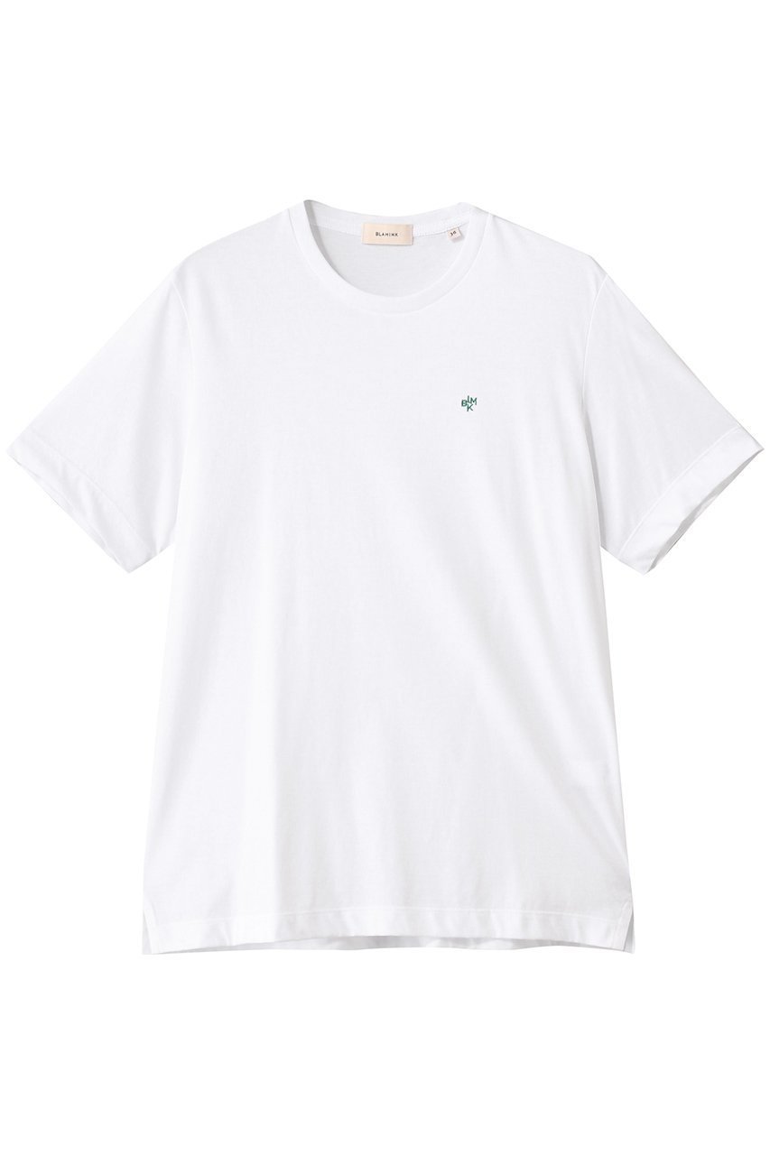 【ブラミンク/BLAMINK】の【BLMK】ロゴショートスリーブTEE 人気、トレンドファッション・服の通販 founy(ファニー) 　ファッション　Fashion　レディースファッション　Fashion for Women　トップス・カットソー　Cut & Sew Tops　シャツ・ブラウス・オフィスカジュアル　Elegant Blouses & Button-Ups　ロングTシャツ・Tシャツ　Longline T-Shirts & Tees　カットソー・ベーシックTシャツ　Cut-and-Sewn Tops / Stretch Tees & Basics　2025年　2025　2025-2026秋冬・A/W　Autumn/Winter 2025–26 AW25–26　コンパクト　Compact, Small Size　ショート　Short, Short Length　スリーブ　Sleeve, Long Sleeve / Short Sleeve　ベーシック　Basic, Essential　ワンポイント　One Point, Statement Accent　A/W・秋冬　Autumn/Winter　 other-1|ID: prp329100004586585 ipo3291000000032523272