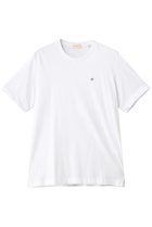 【ブラミンク/BLAMINK】の【BLMK】ロゴショートスリーブTEE 人気、トレンドファッション・服の通販 founy(ファニー) ファッション Fashion レディースファッション Fashion for Women トップス・カットソー Cut & Sew Tops シャツ・ブラウス・オフィスカジュアル Elegant Blouses & Button-Ups ロングTシャツ・Tシャツ Longline T-Shirts & Tees カットソー・ベーシックTシャツ Cut-and-Sewn Tops / Stretch Tees & Basics 2025年 2025 2025-2026秋冬・A/W Autumn/Winter 2025–26 AW25–26 コンパクト Compact, Small Size ショート Short, Short Length スリーブ Sleeve, Long Sleeve / Short Sleeve ベーシック Basic, Essential ワンポイント One Point, Statement Accent A/W・秋冬 Autumn/Winter thumbnail ホワイト|ID: prp329100004586585 ipo3291000000032523273