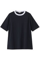 【ブラミンク/BLAMINK】のクルーネックショートスリーブニット ネイビー|ID: prp329100004586587 ipo3291000000032523287