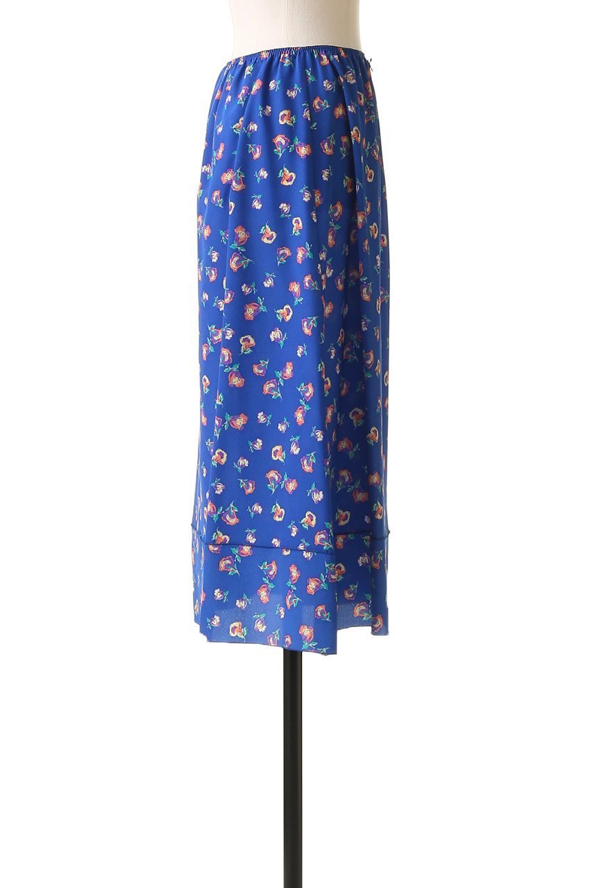 【ブラミンク/BLAMINK】のフラワープリントフレアスカート 人気、トレンドファッション・服の通販 founy(ファニー) 　ファッション　Fashion　レディースファッション　Ladies' Fashion Online　スカート　Skirt　Aライン/フレアスカート　Flared A-Line Skirts　2025年　2025　なめらか　Smooth　シルク　Silk　シンプル　Simple　フラワー　Flower　フレア　Flare　プリント　Print　A/W・秋冬　Aw・Autumn/Winter・Fw・Fall-Winter　other-3|ID: prp329100004586590 ipo3291000000032523309