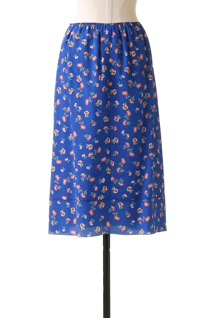【ブラミンク/BLAMINK】のフラワープリントフレアスカート 人気、トレンドファッション・服の通販 founy(ファニー) 　ファッション　Fashion　レディースファッション　Ladies' Fashion Online　スカート　Skirt　Aライン/フレアスカート　Flared A-Line Skirts　2025年　2025　なめらか　Smooth　シルク　Silk　シンプル　Simple　フラワー　Flower　フレア　Flare　プリント　Print　A/W・秋冬　Aw・Autumn/Winter・Fw・Fall-Winter　other-4|ID: prp329100004586590 ipo3291000000032523310