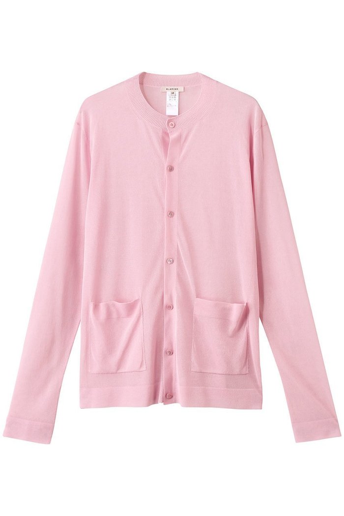 【ブラミンク/BLAMINK】のクルーネックカーディガン インテリア・キッズ・メンズ・レディースファッション・服の通販 founy(ファニー) https://founy.com/ ファッション Fashion レディースファッション Fashion for Women トップス・カットソー Cut & Sew Tops ニット Knit Tops & Sweaters カーディガン・羽織り Layered Style Cardigans 2025年 2025 2025-2026秋冬・A/W Autumn/Winter 2025–26 AW25–26 なめらか Smooth, Silky Texture インナー Innerwear カーディガン Cardigan, Knitwear シアー Sheer, See-Through シルク Silk, 100% Silk フォルム Silhouette, Form ポケット Pocket, Pocket Detail エレガント 上品 Elegant 再入荷 Restock / Back in Stock A/W・秋冬 Autumn/Winter |ID: prp329100004586600 ipo3291000000032523366