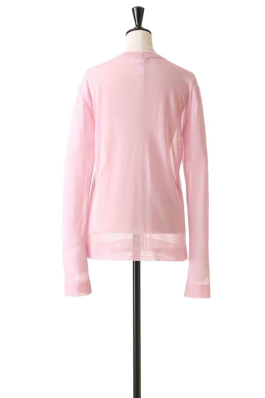 【ブラミンク/BLAMINK】のクルーネックカーディガン 人気、トレンドファッション・服の通販 founy(ファニー) 　ファッション　Fashion　レディースファッション　Fashion for Women　トップス・カットソー　Cut & Sew Tops　ニット　Knit Tops & Sweaters　カーディガン・羽織り　Layered Style Cardigans　2025年　2025　2025-2026秋冬・A/W　Autumn/Winter 2025–26 AW25–26　なめらか　Smooth, Silky Texture　インナー　Innerwear　カーディガン　Cardigan, Knitwear　シアー　Sheer, See-Through　シルク　Silk, 100% Silk　フォルム　Silhouette, Form　ポケット　Pocket, Pocket Detail　エレガント 上品　Elegant　再入荷　Restock / Back in Stock　A/W・秋冬　Autumn/Winter　other-4|ID: prp329100004586600 ipo3291000000032523373